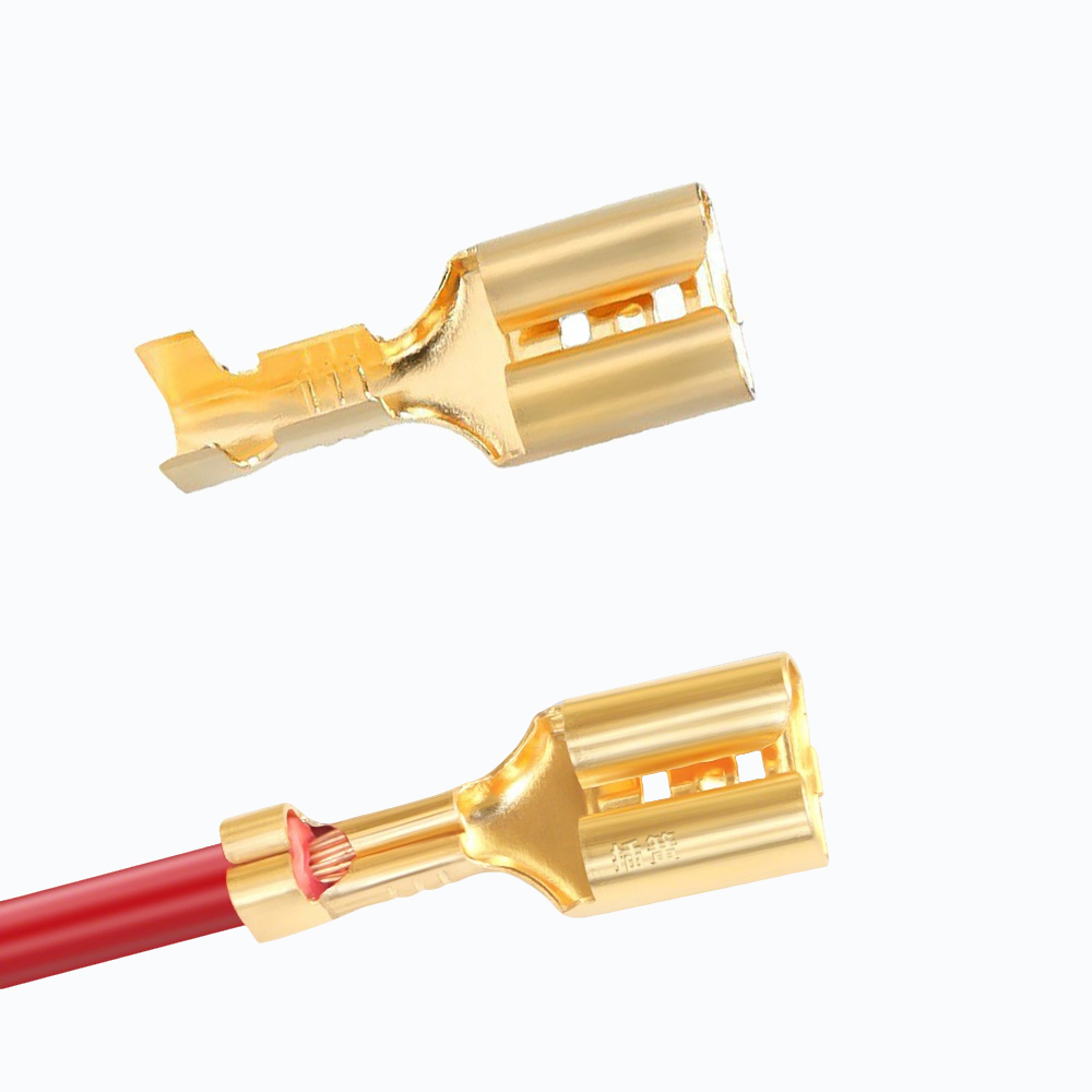 Push Fit Connector - 10/50/100 Set Terminali a Forcella Piatti